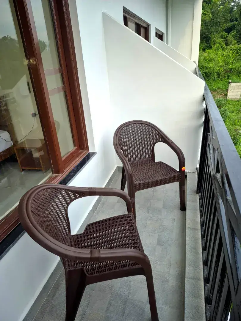 Seating & private balcony