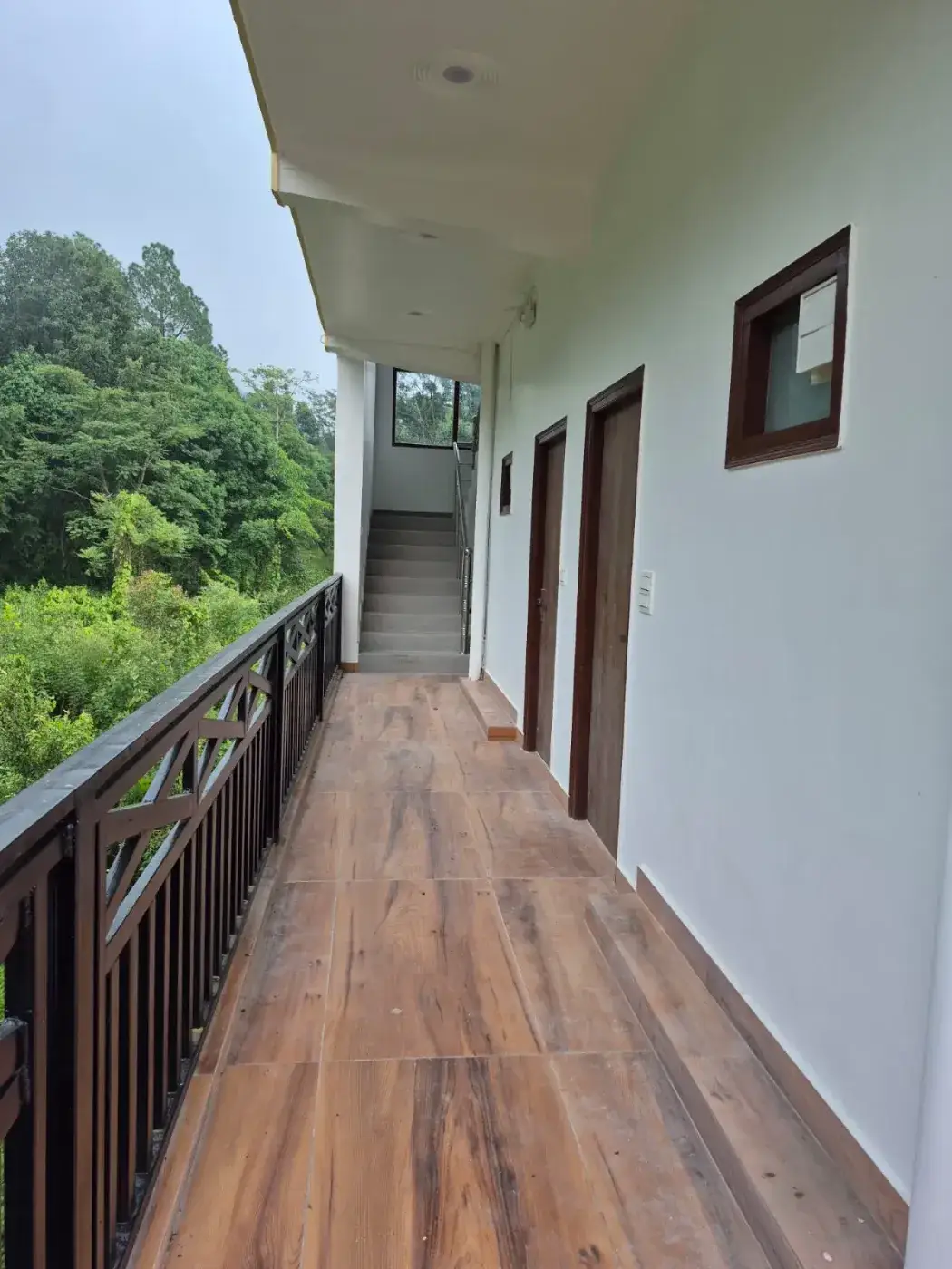 Corridor to the rooms